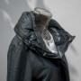 Abrigo de cuero largo negro de calidad superior para hombre|Fabricante de chaqueta de cuero de diseño de moda