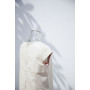 Vestido de cuero con mangas de corte blanco para mujeres populares | Fabricante de chaquetas de cuero de diseño de moda
