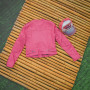 Fashional Short Women's Pink Leather Biker Jacket|High Quality Leather Jacket Manufacturer