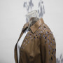 Americana Piel Personalizada Mujer| Fabricante de chaqueta de cuero de diseño de moda