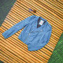 Hot Sale Short Women's Blue Leather Biker Jacket|High Quality Leather Jacket Manufacturer