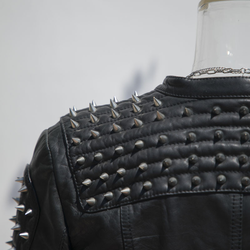women's leather blazer