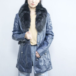 Customized Leather Trench Coat|New Fashion Sheepskin Leather Jacket