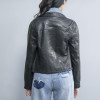 Fashional Short Women's Leather Biker Jacket|High Quality Leather Jacket Manufacturer