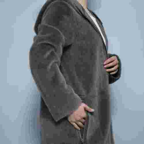 Hot Selling Women Faux Fur Long Hooded Coat| High Quality Design Faux Fur Jacket Manufacturer