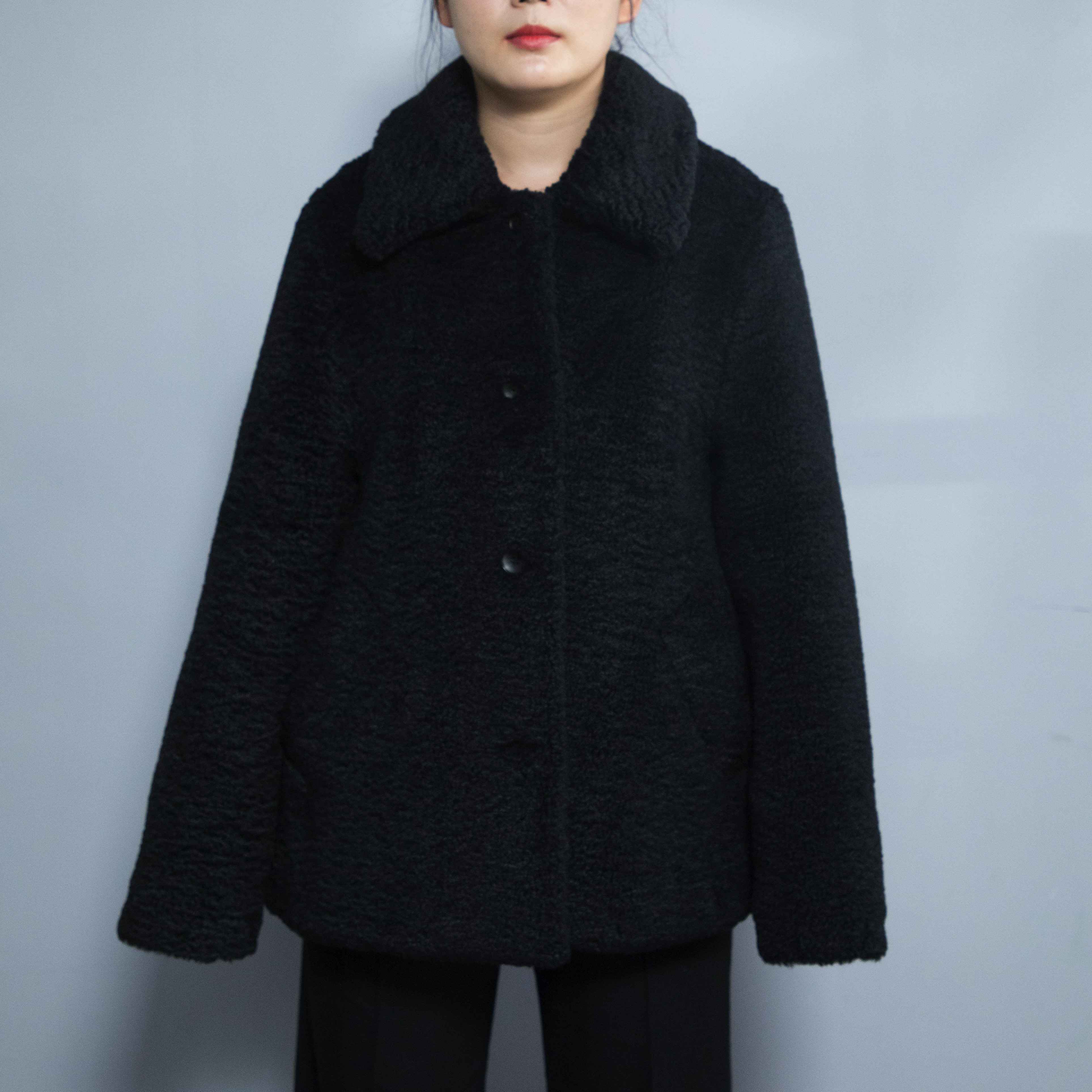 wool blend coat