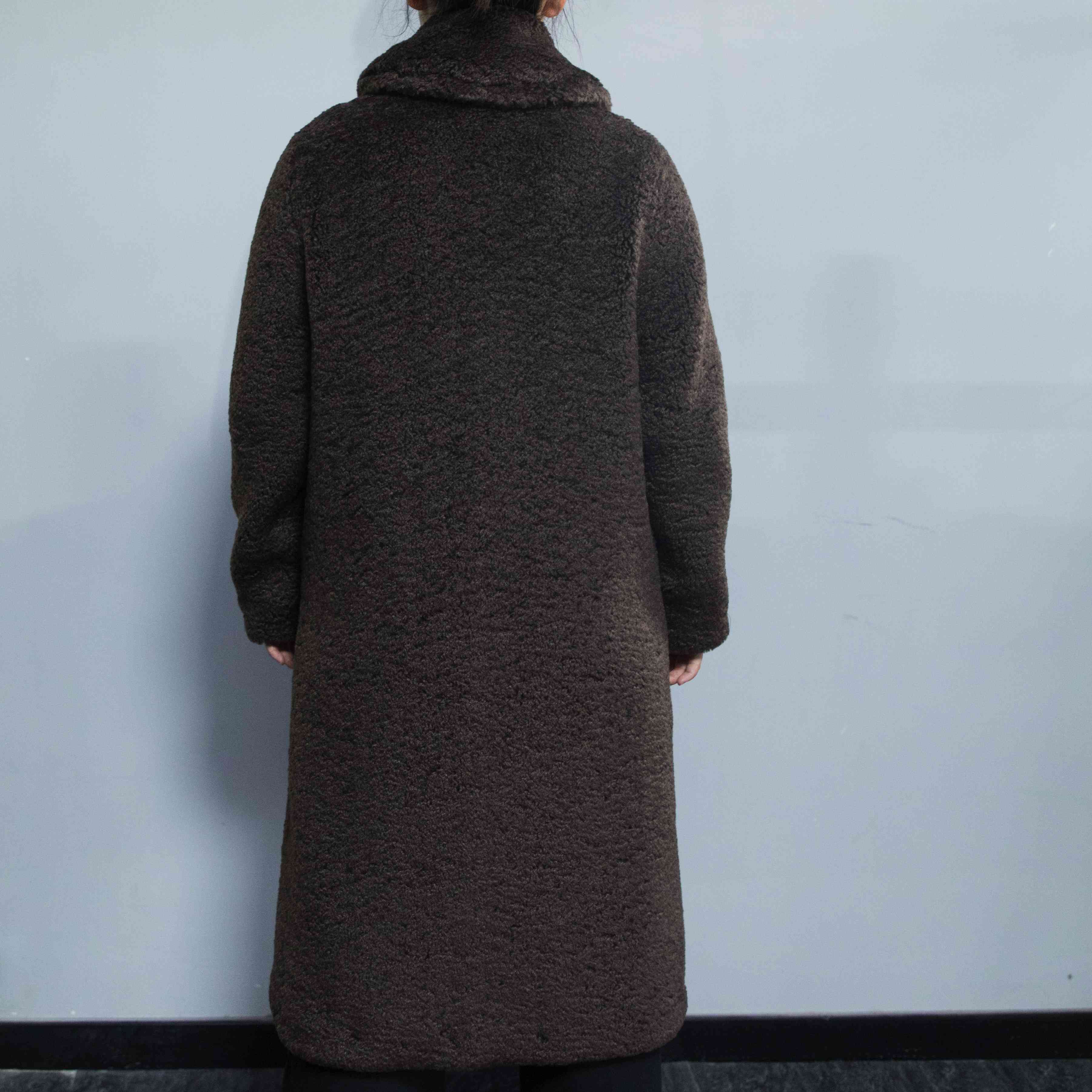 manteau femme en laine mélangée