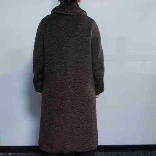 Popular Women Long Faux Fur Coat| Customized Design Women Faux Fur Jacket Manufacturer