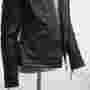 Popular chaqueta de motorista de cuero negro para hombre | Fabricante de chaquetas de motorista de alta calidad