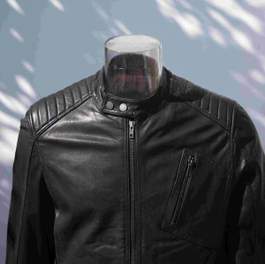 Individuelle schwarze Herren-Bikerjacken | Hersteller von modischen Bikerjacken