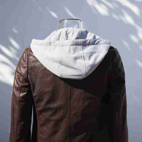Top Selling Mens Leather Jacket|High Quality Design Leather Jacket Manufacturer|Hooded Jacket