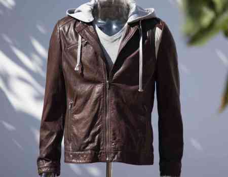 Top Selling Mens Leather Jacket|High Quality Design Leather Jacket Manufacturer|Hooded Jacket