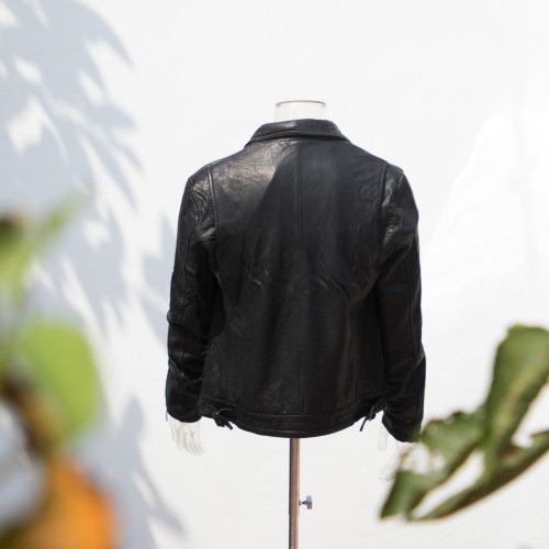 Chaquetas moteras negras para hombre de grado superior | Fabricante de la chaqueta del motorista del diseño de Fashional