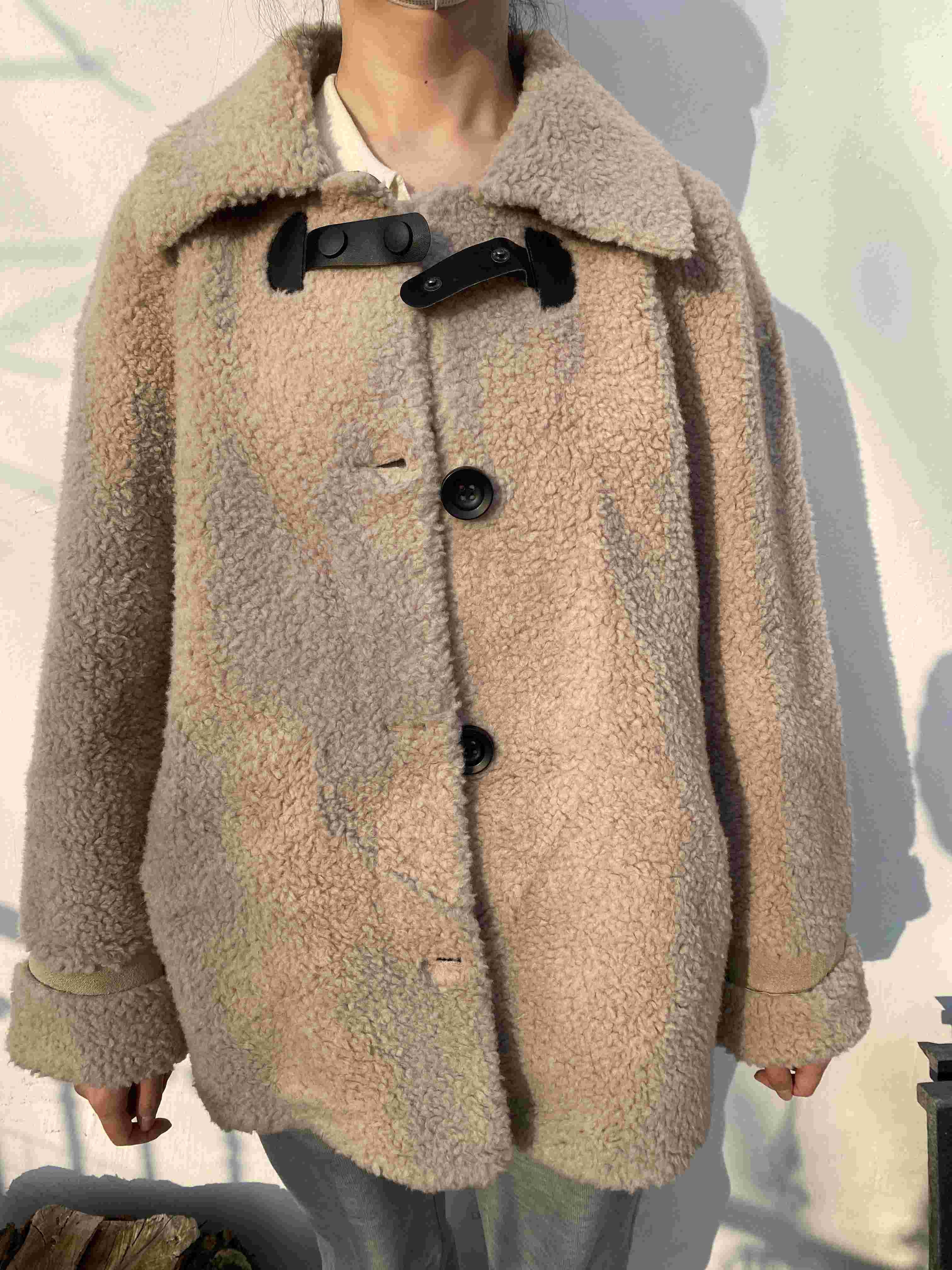 wool blend coat