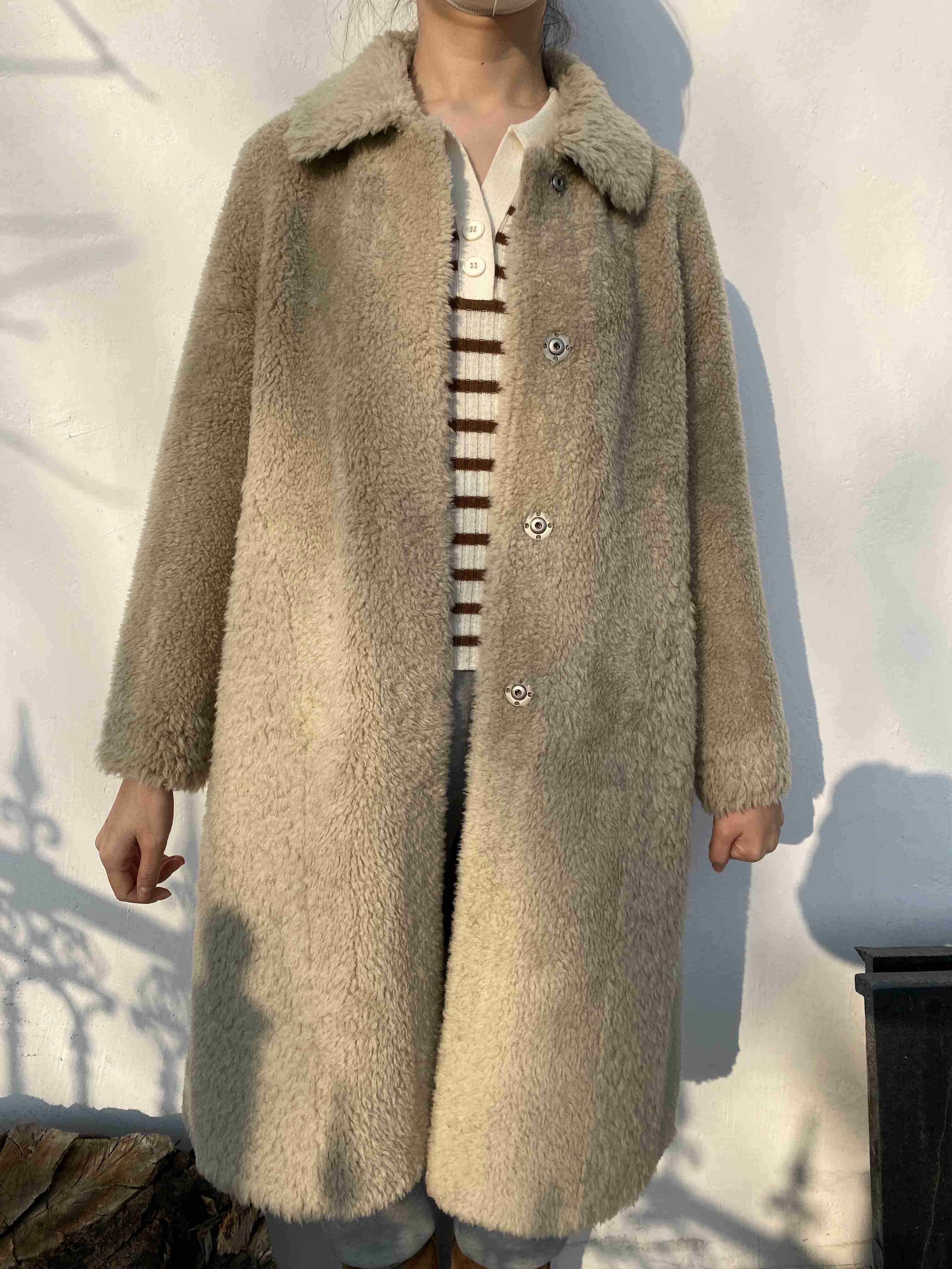 wool blend coat