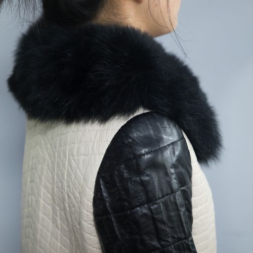 leather winter jacket