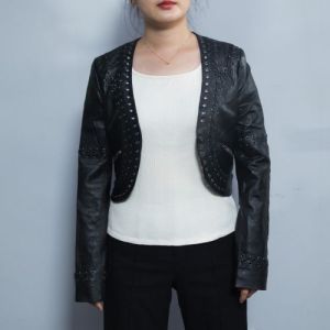 Fashional black leather jacket women| High Quality Design Leather Jacket Manufacturer