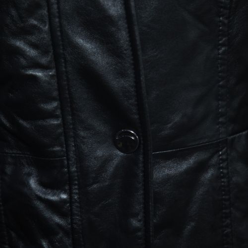 women's leather blazer