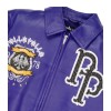 Custom Jacket Coat  in Leather Streetwear Embroidery Lambskin  Bomber Jacket Manufacture