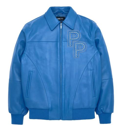 Custom Vintage Leather Bomber Jacket Fall Winter Zipper Closure Lambskin Leather Jacket