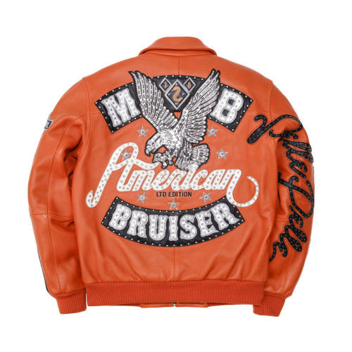 OEM Manufacturer Men's Lambskin Leather Varsity Jackets Embroidery Street Wear with Patchwork