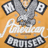 Custom Lambskin Leather Jacket Men OEM Embroidery Rhinestones Patches Sheepskin Varsity Bomber Jacket