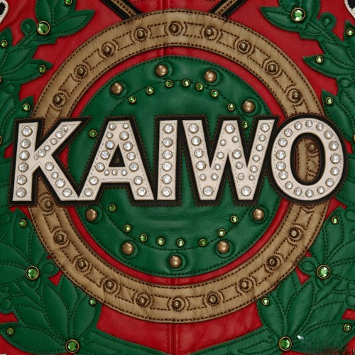 Custom Men's Lambskin Leather Varsity Jackets OEM Applique Embroidery Rhinestone Patchwork Jacket Manufacturer