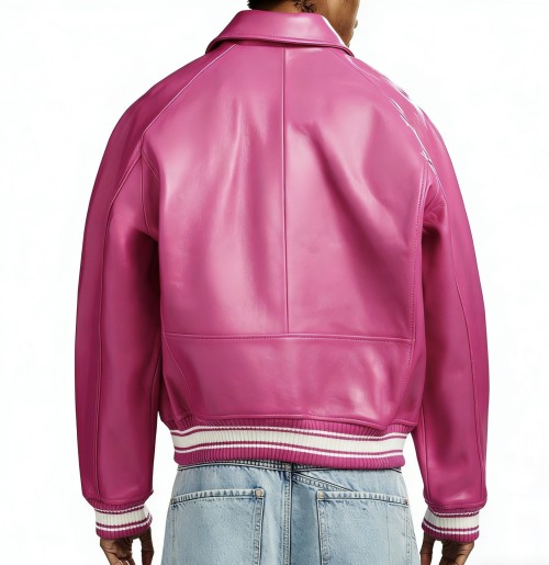 Custom Made AVIREX Style Genuine Leather Bomber Jacket for Men OEM Embroidered With Patch Design Aviator Jacket Manufacturer