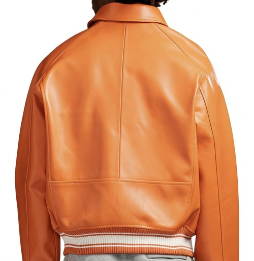 OEM AVIREX Style Lambskin Leather Aviator Jacket Custom Logo Patch Embroidery Genuine Leather Varsity Jacket Manufacturer | Men's Leather Aviator Jackets | Danke Leather Garment Manufacturer