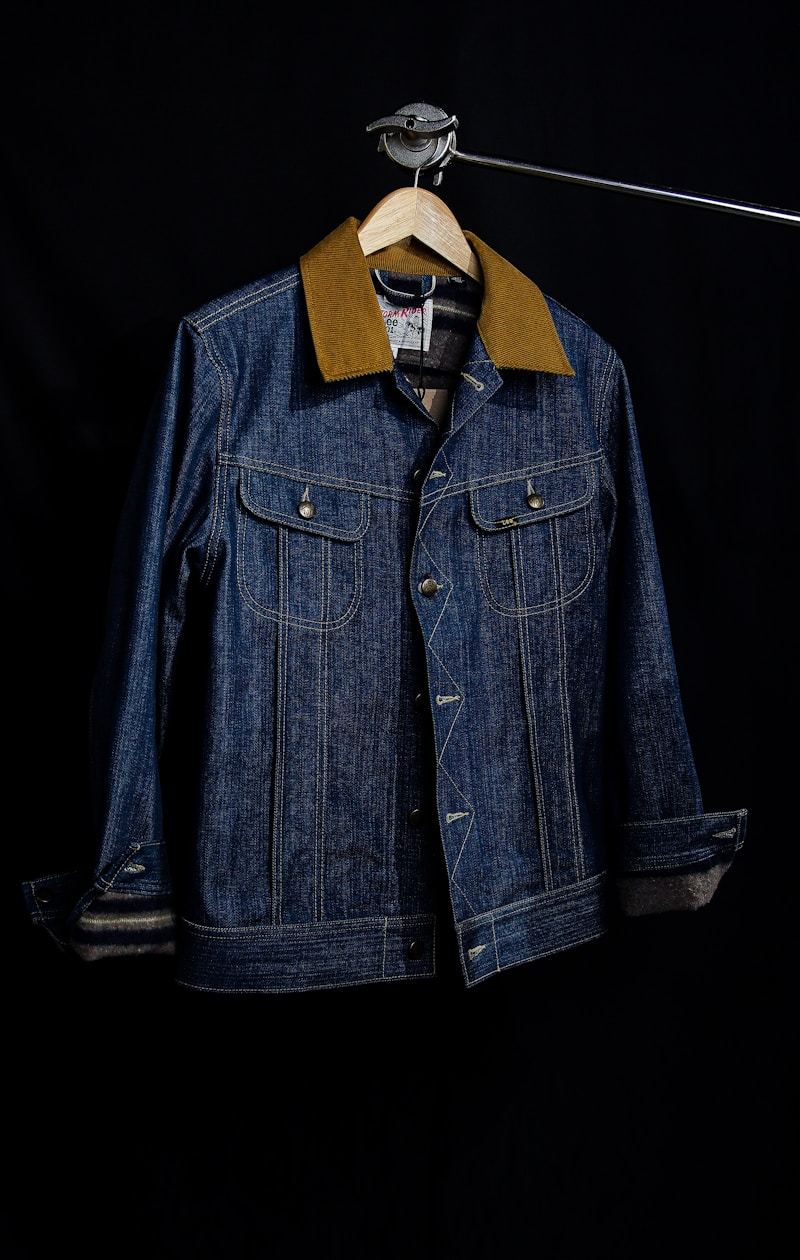 Jacket Snap Button and Ribbed Details