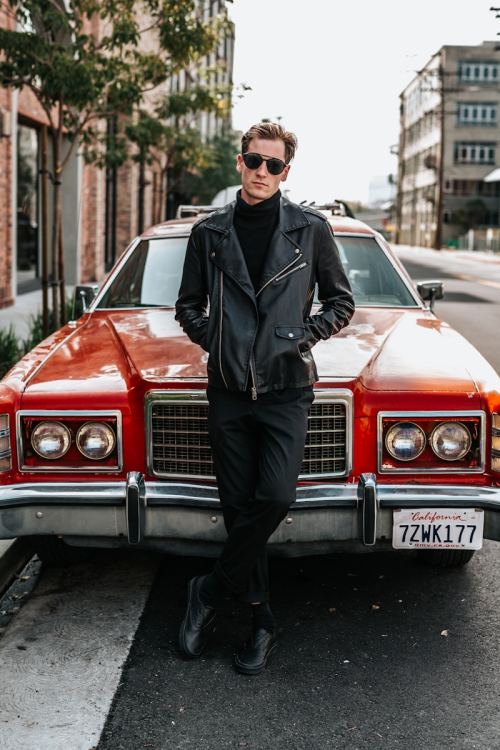 DANKE Custom Sheepskin Leather Baseball Jacket | OEM Embroidery Varsity Style