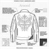 Water Repellent Lambskin Moto Racing Jacket 3D Rhinestone Embroidery Private Label Custom Brand Logo Streetwear