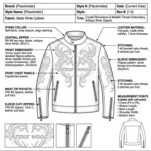 Water Repellent Lambskin Moto Racing Jacket 3D Rhinestone Embroidery Private Label Custom Brand Logo Streetwear