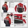 Wrinkle Resistant Cowhide Vintage Racing Jacket Color Block Applique Patch Bulk Custom For High-End Vintage Wholesale