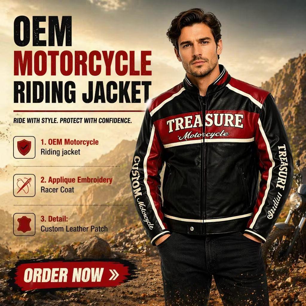 OEM Embroidered Patch Jacket