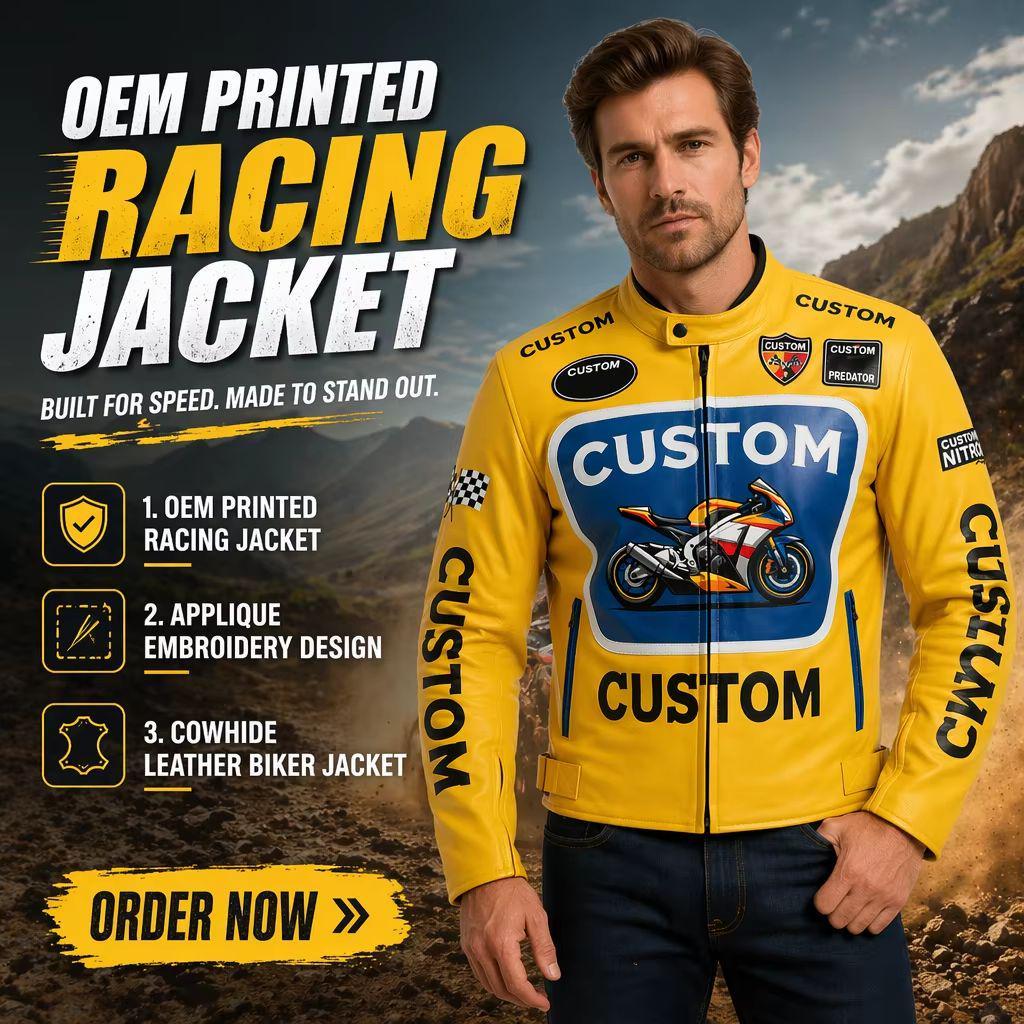 OEM Embroidered Patch Jacket