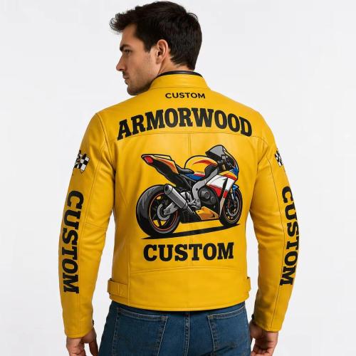 Bespoke Made Sheepskin Racing Uniform Large Printed Front Badge Multi Racing Badge Patches Superbike Graphic For Motorsport Merchandise Supply