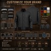 Minimalist Plain Varsity Jacket for Men, Contrast Wool Body with Matte PU Leather Sleeves