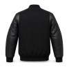 Men's Structural Tech Stitched Varsity Jacket, Wool and PU Leather Sleeves