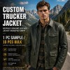 Men's Deep Forest Green Mountain Trek Leather Jacket, Slovak Cut