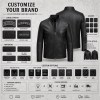 Men's Black Modern Alpine Commuter Leather Jacket, Plain Austrian Cut