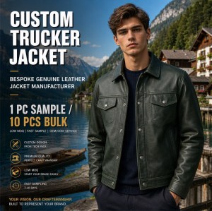 Men's Pine Green Oil Wax Leather Jacket, Alpine Resort Austrian Cut