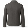 Men's Rock Grey Urban Blazer Leather Jacket, Plain Austrian Cut
