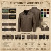 Men's Chinchilla Brown Urban Outdoor Leather Jacket, Hungarian Cut