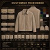 Men's Beige Grey Brown Relaxed Leather Jacket, Plain Spanish Cut
