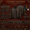Men's Deep Coffee Urban Bomber Leather Jacket, Plain Spanish Cut