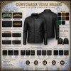Men's Matte Black Lightweight Racer Leather Jacket, Plain Portuguese Cut