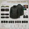 Men's Deep Forest Green Field Leather Jacket, Plain Finnish Cut
