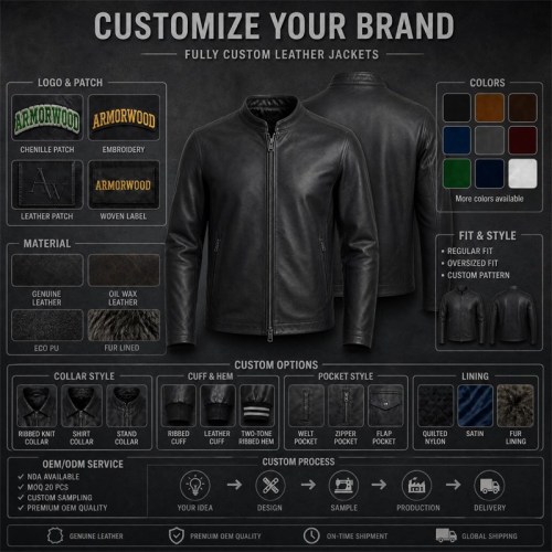 Men's Matte Black Lightweight Racer Leather Jacket, Danish Cut