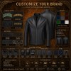 Men's Matte Black Thick Racer Leather Jacket, Lithuanian Cut